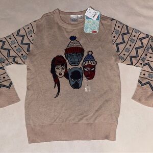 Disney 100 Sweater with Character Graphics‎